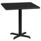 Emma and Oliver 24" Square Laminate Table Top with 22"x22" Table Height Base